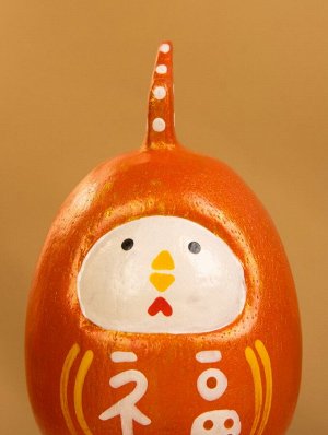 Деревянная кукла кокеши «Цыпленок», 6x6x9 см, красная