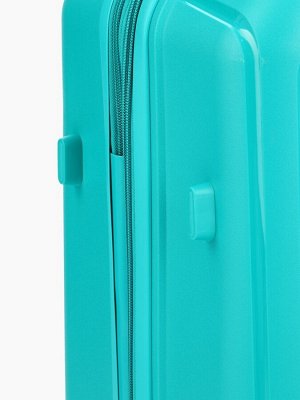 Чемодан на колёсах Bagvoyage большой 111 л (L), на молнии, с увеличением, кодовый замок, 4 колеса, зелёный