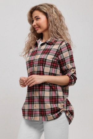 Рубашка Варианты расцветки: песочный
Ткань:  кулирка, Состав:  100% хлопок
Женская стильная туника - рубашка выполнена из 100% хлопчатобумажного полотна. Новый дизайн и отличное качество делает издели