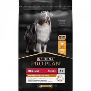Pro Plan для собак Medium для средних пород для взрослых Курица Рис 7кг