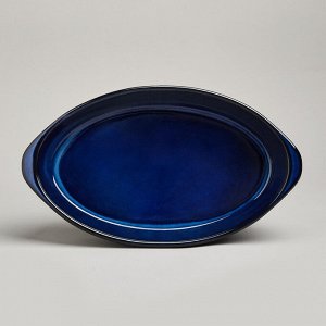 Овальная форма для запекания Reactive Blue 37x22x7 см, 2500 мл, 1 шт.
