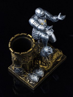 Органайзер для канцелярии «Рыцарь с совой», 15.5x14.5x9 см