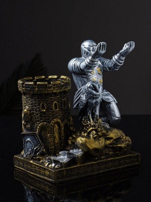 Органайзер для канцелярии «Рыцарь с совой», 15.5x14.5x9 см
