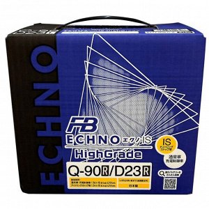 Аккумулятор FB Echno IS HighGrade Q-90R/55D23R, 61Ач, CCA 570А, необслуживаемый, технология EFB