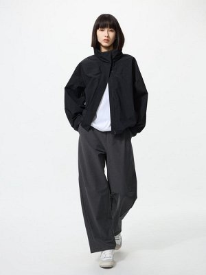 UNIQLO - джерси-брюки со свободным силуэтом - 08 DARKGRAY