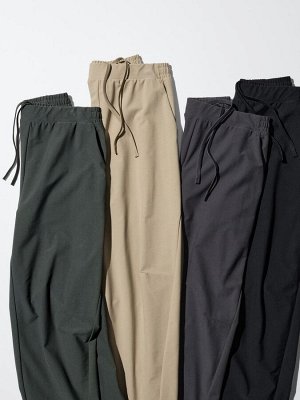 UNIQLO - джерси-брюки с изогнутым кроем и увеличенной длиной - 09 BLACK