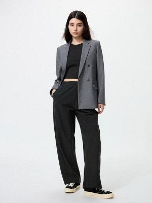 UNIQLO - джерси-брюки со свободным силуэтом - 09 BLACK