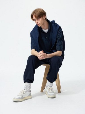 UNIQLO - теплые мужские носки увеличенной длины - 69 NAVY