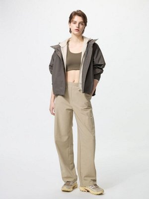 UNIQLO - джерси-брюки с изогнутым кроем и увеличенной длиной - 09 BLACK