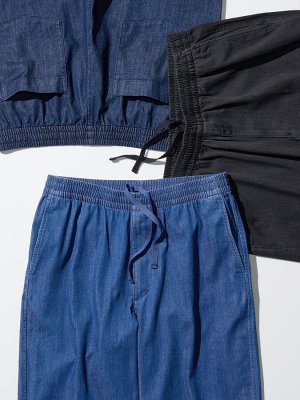 UNIQLO - легкие джинсовые брюки до щиколотки - 63 BLUE