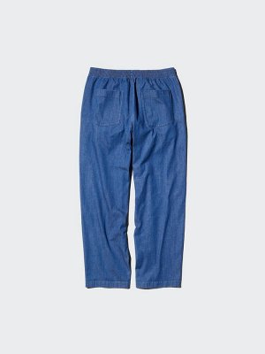 UNIQLO - легкие джинсовые брюки до щиколотки - 63 BLUE