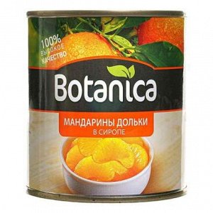 Мандарины дольки в сиропе Botanica ж/б 3100мл