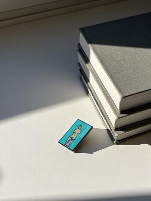 Значок «Искусство» Венера Милосская, цветной в чёрном металле