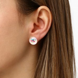 Серьги гвоздики Kawaii 1.5x1.5 см