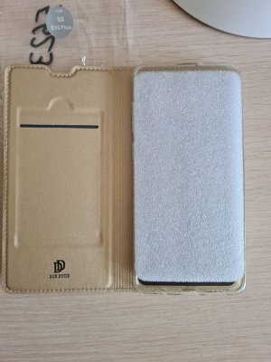 Золотой. Чехол книжка на телефон Samsung Galaxy