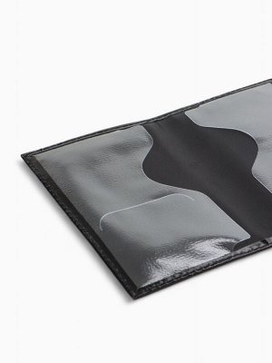 Обложка для паспорта, цвет чёрный