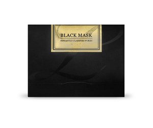 Маска с древесным углем и церамидами “Упругость и свежесть” Luara LEWA Black Mask 5 шт