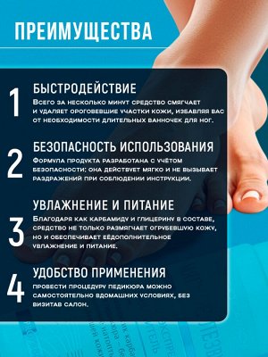 Пенный размягчитель карбамидный для педикюра Giorgio Capachini, 150 мл