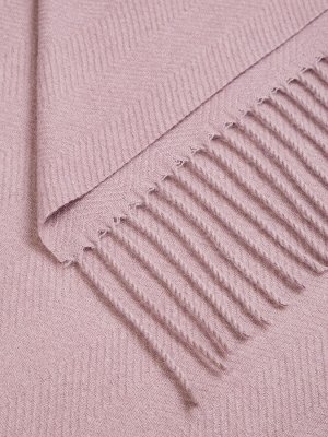 Женский палантин из хлопка и шерсти, лиловый