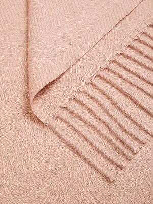 Женский палантин Labbra из хлопка и шерсти, розовый