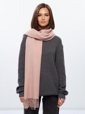 Женский палантин Labbra из хлопка и шерсти, розовый