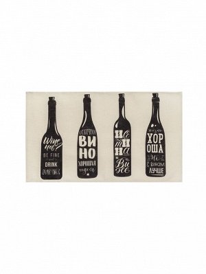 Кухонное полотенце «Доляна» Wine, 35x60 см, 100% хлопок, 160 г/м²