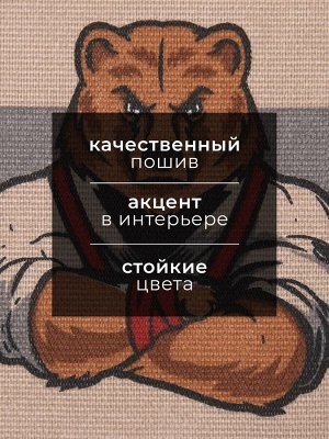 Кухонное полотенце «Доляна. Защитник», 35x60 см, рогожка, 100% хлопок, 160 г/м²
