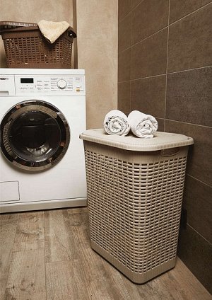 КОРЗИНА ДЛЯ БЕЛЬЯ 50Л, 420Х310Х560 ММ  (уцененный товар)