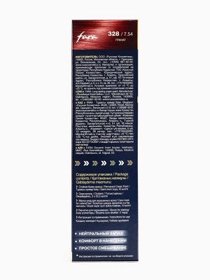 Краска для волос "FARA NC" тон 328/7.54 - Гранат, 116 г