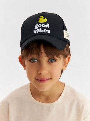 Кепка детская KAFTAN Good vibes, р.52-54, цв. черный