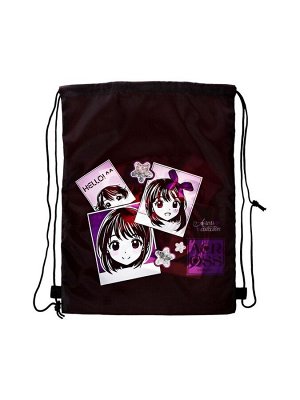 Рюкзак школьный 37x28x12, эргономичная спинка, Across, пенал, мешок, папка