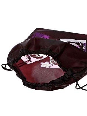 Рюкзак школьный 37x28x12, эргономичная спинка, Across, пенал, мешок, папка