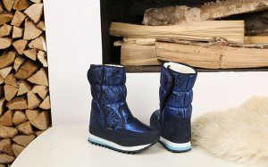 Сапоги женские KB696BL Blau Синий KING BOOTS