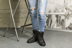 Сапоги женские KB636SW Schwarz Черный KING BOOTS
