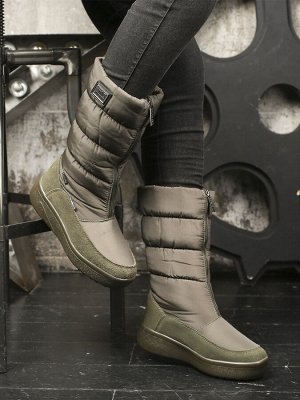 Сапоги женские KB604KH Khaki Хаки KING BOOTS Германия