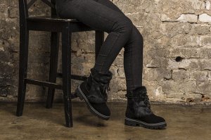 Сапоги женские KB705SW Schwarz Черный KING BOOTS Германия