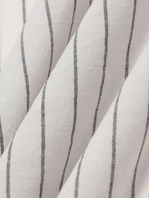 Простыня Этель White stripes 180x200+25см 100% жатый хлопок 140г/м2