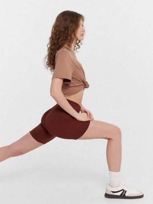 Велосипедки женские спортивные коричневые