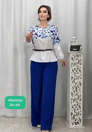 ЖЕНСКИЙ КОСТЮМ ДВОЙКА ТКАНЬ КОРОЛЕВСКИЙ ЛАЙТ