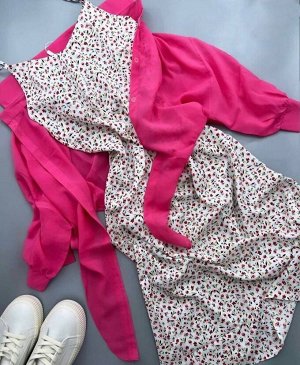 Сарафан женский + рубашка, код 7302940