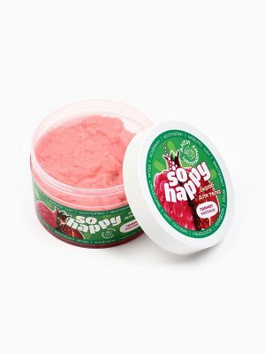 Скраб для тела соляной с маслами So Happy гранат-малина, 350 г