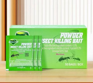 Порошок-приманка от муравьев и тараканов Green Leaf Powder Insect Killing Bait (5 гр)