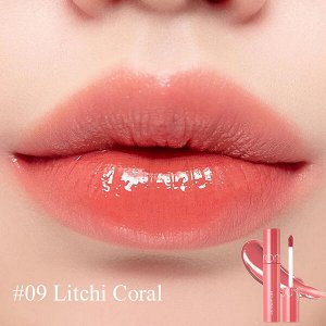 Сочный стойкий глянцевый тинт для губ Rom&Nd Juicy Lasting Tint #09 Litchi Coral, 5.5гр