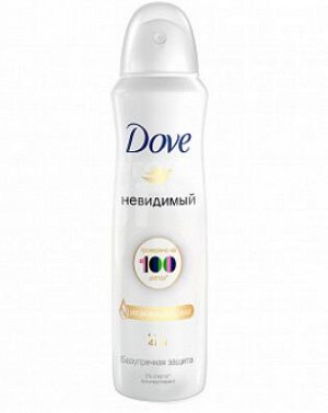Дезодорант-антиперспирант женский Dove Invisible Dry Невидимый, спрей, 150 мл
