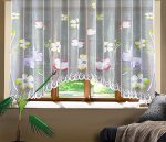 233710/160, ВЕСНА,  размеры: 160 см высота х 300 см ширина,  пошита на шторной ленте
