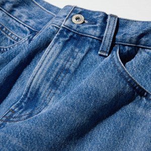 UNIQLO Джинсы прямые (дина 76см), голубой
