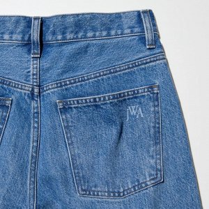 UNIQLO Джинсы прямые (дина 76см), голубой