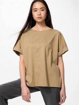UNIQLO Футболка женская, бежевый