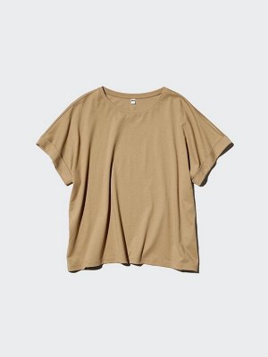 UNIQLO Футболка женская, бежевый