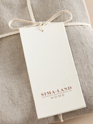 Наволочка SL Home Linen collection, 50x70 см, бежевая, лён 30%, хлопок 70%